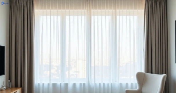Restored vibrant drapes in mount-nathan QLD after Matty Curtain Cleaning